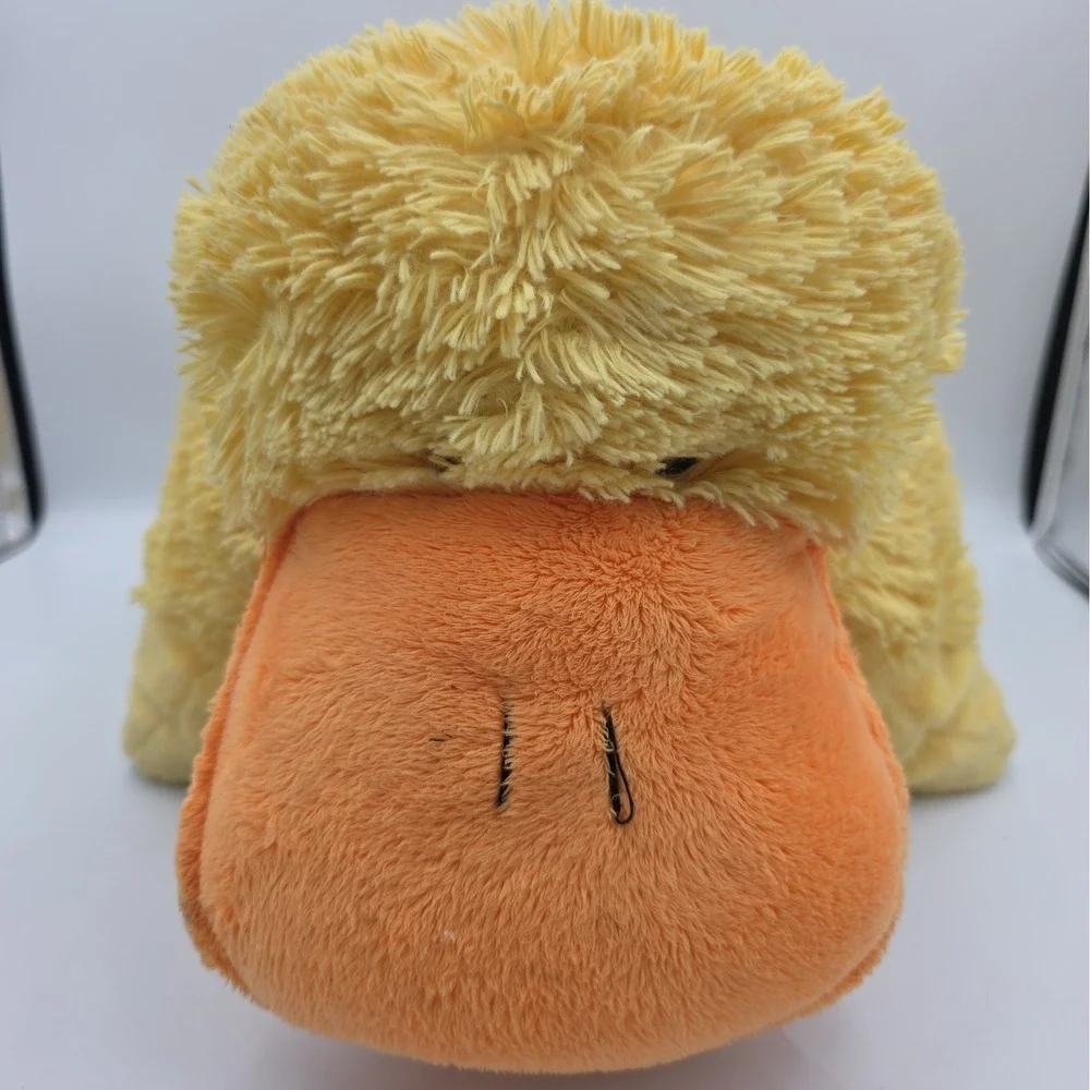 Rare Original 2009 Pillow Pet Duck Yellow Soft Plush Stuffed Animal